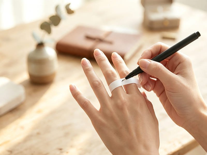 Ringgröße messen – Ringgröße einfach bestimmen inkl. Ringgrößentabelle