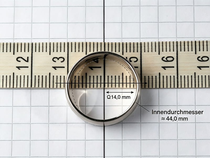 Ringgröße messen – Ringgröße einfach bestimmen inkl. Ringgrößentabelle