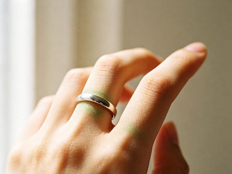 Warum färbt Schmuck die Haut grün