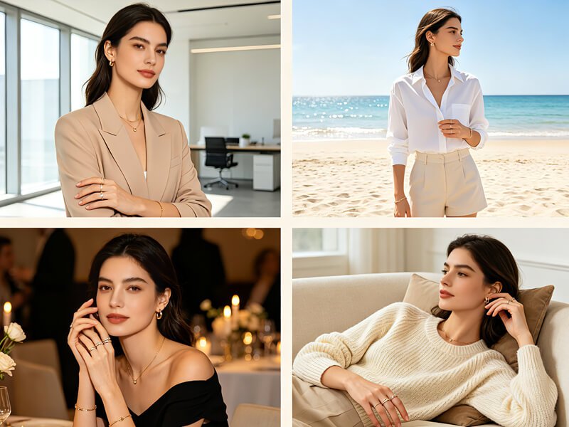 Der ultimative Guide für minimalistischen Schmuck Aufbau, Styling und Pflege einer zeitlosen Schmuck-Kapsel