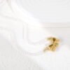 Perlenkette Damen mit Schleifen-Anhänger und Zirkonia – 18K PVD vergoldeter Edelstahl